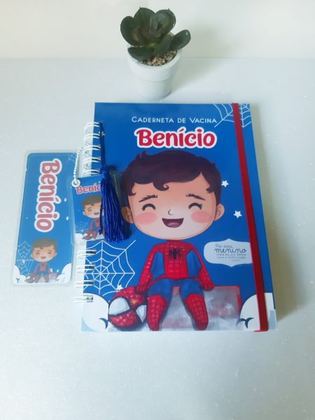 Caderneta de Vacina - Homem Aranha Menino