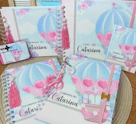 Kit Maternidade Premium II - Balão Rosa