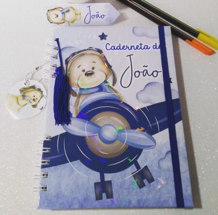 Caderneta de Vacina - Ursinho Aviador I