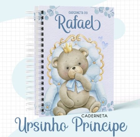 Caderneta de Vacina - Ursinho Príncipe II