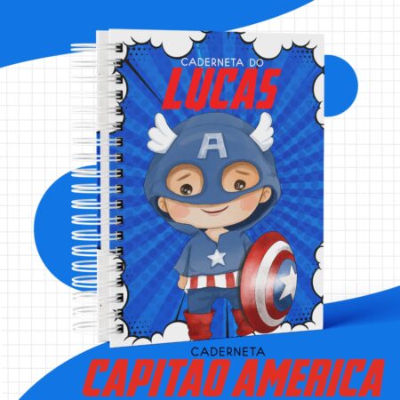 Caderneta de Vacina - Capitão América
