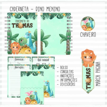 Caderneta de Vacina - Dinossauro III